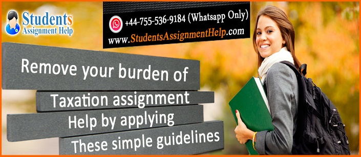 Taxation homework help Taxation homework help